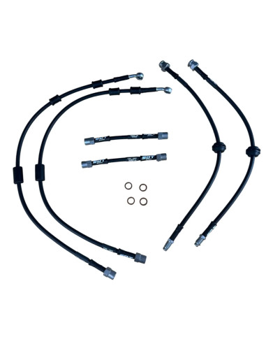 Juego de 6 latiguillos metálicos SDT OEM+ para Renault Megane IV RS manual