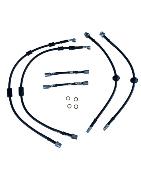 Juego de 6 latiguillos metálicos SDT OEM+ para Renault Megane IV RS manual