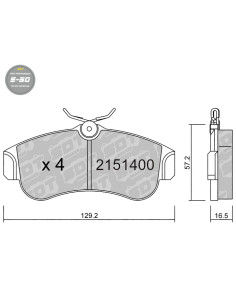 PASTILLAS DE FRENO DELANTERAS HIGH PERFORMANCE S50 NISSAN PRIMERA P10 P11 XTRAIL RENAULT KADJAR KOLEOS