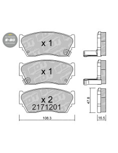 FRONT HIGH PERFORMANCE BRAKEPADS S50 NISSAN 100NX B13 SENTRA B13 SUNNY N14