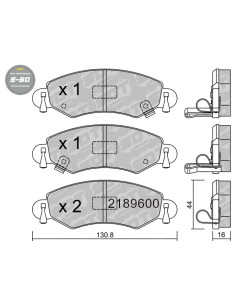 PASTILLAS DE FRENO DELANTERAS HIGH PERFORMANCE S50 OPEL AGILA A SUZUKI WAGON R+
