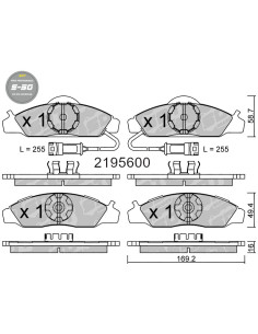 PASTILLAS DE FRENO HIGH PERFORMANCE S50 SSANGYONG OFF-ROAD