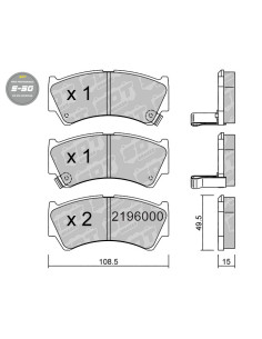 PASTILLAS DE FRENO HIGH PERFORMANCE S50 SUZUKI