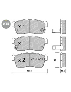PASTILLAS DE FRENO HIGH PERFORMANCE S50 SUZUKI / SUBARU