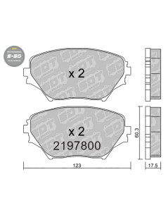 PASTILLAS DE FRENO HIGH PERFORMANCE S50 TOYOTA