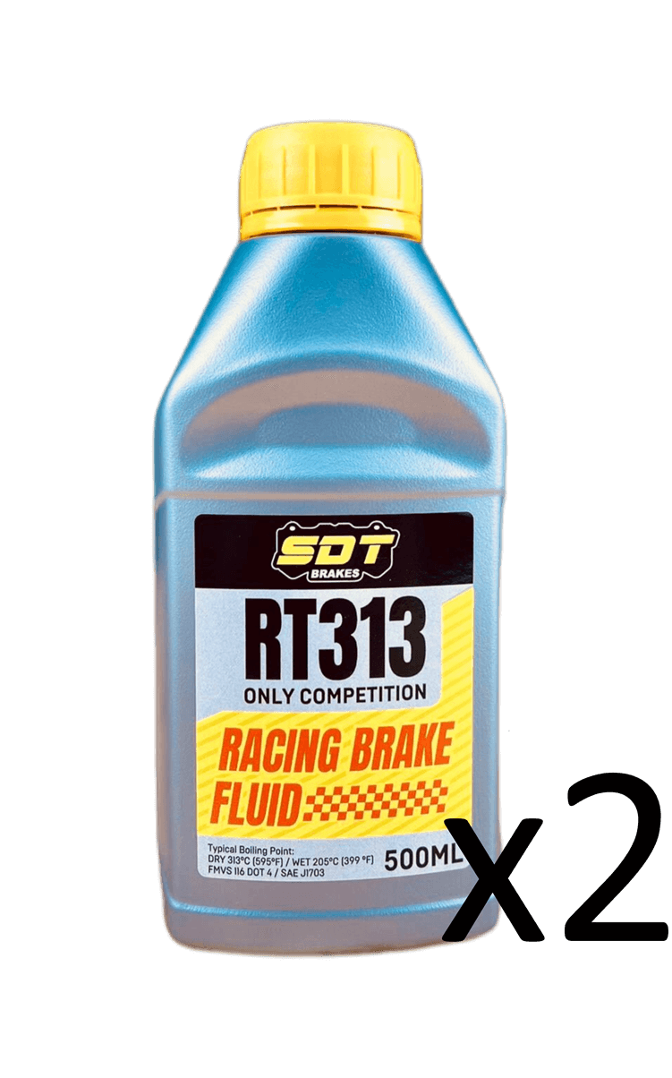 Pack 2x Liquido De Frenos Racing SDT RT313 (2x 500ml) — Tipos de líquido de frenos: DOT3, DOT4, DOT5 y Racing comparados en