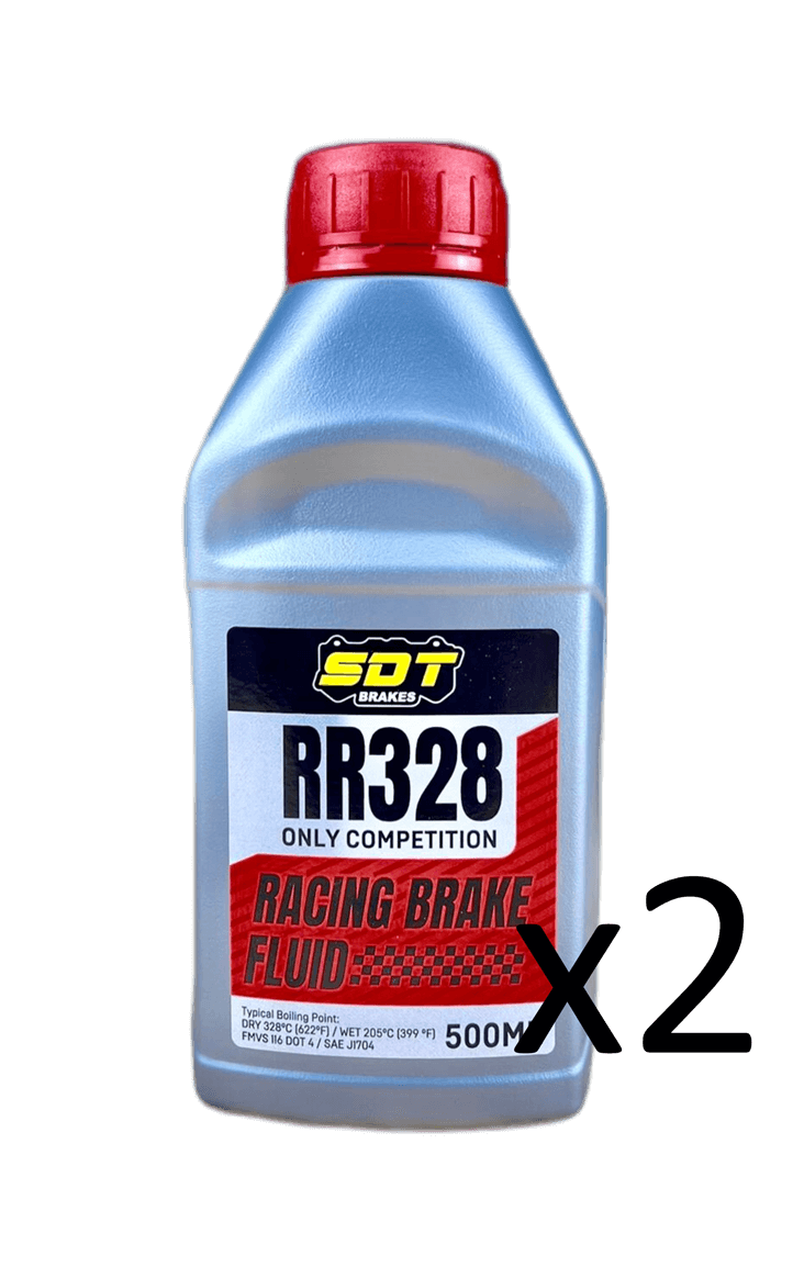 Pack 2x Liquido De Frenos Racing SDT RR328 (2x 500ml) — Tipos de líquido de frenos: DOT3, DOT4, DOT5 y Racing comparados en