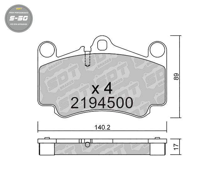 Pastillas De Freno High Performance S50 Porsche 911 (996) 911 (997) — Frenos para coche: cómo elegir los que necesitas en