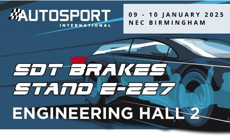 SDT Brakes se prepara para brillar en la Feria Internacional Autosport International en Reino Unido