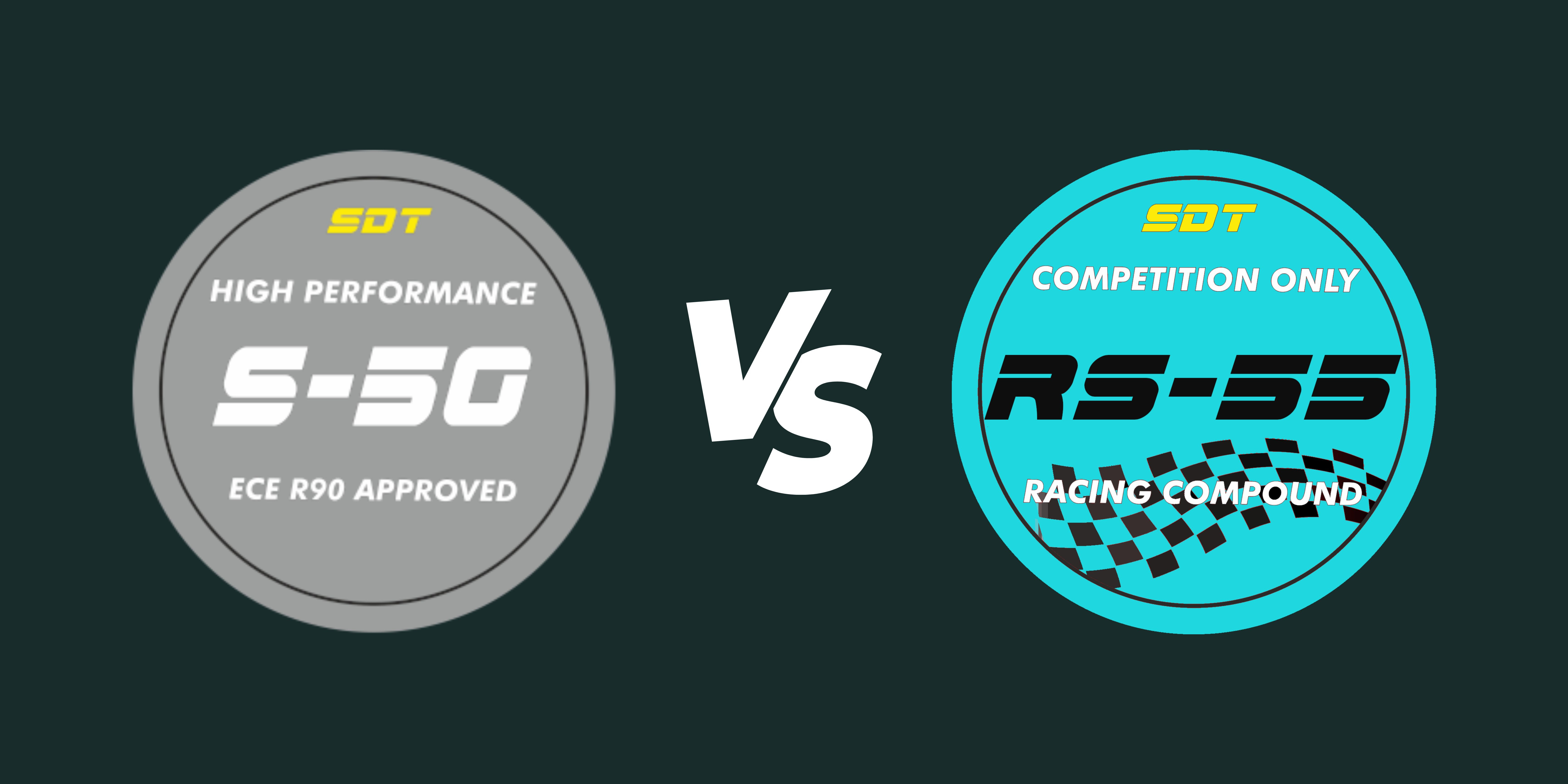 Composición y diferencias técnicas entre los compuestos High Performance S50 y Racing RS55 de SDT Brakes